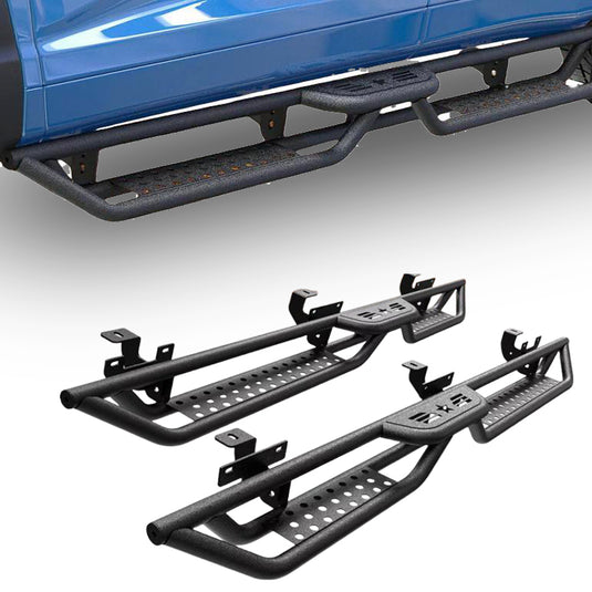 Armor Running Boards For 18-24 Jeep Wrangler JL 4 Door