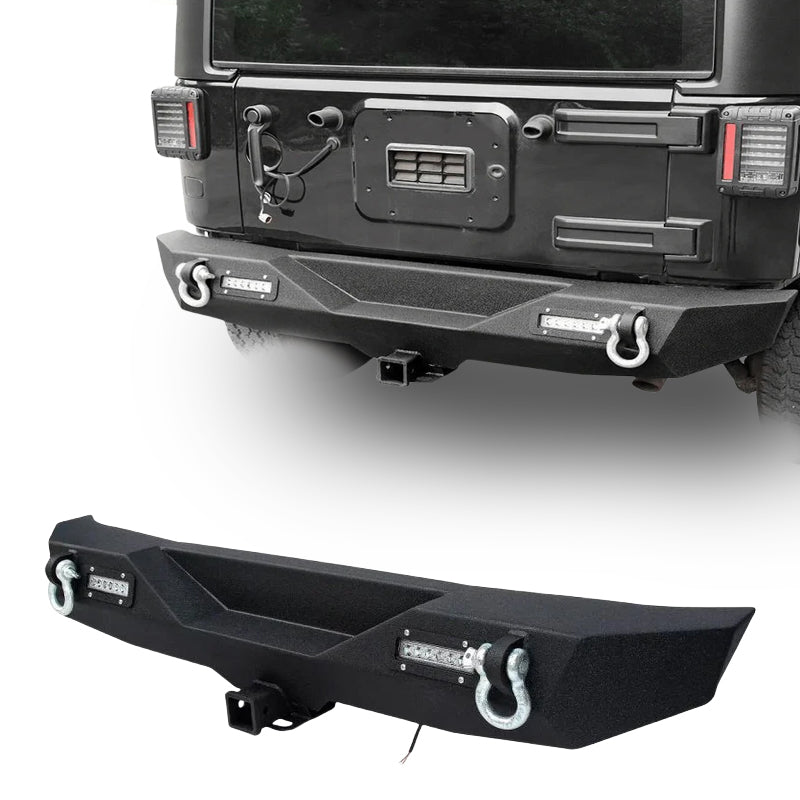 Load image into Gallery viewer, Rear Bumper For 07-18 Jeep Wrangler JK &amp; Unlimitedc
