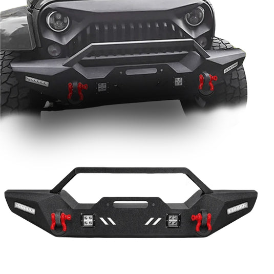 Front Bumper /LED Lights Fits 20-24 Jeep Gladiator JT