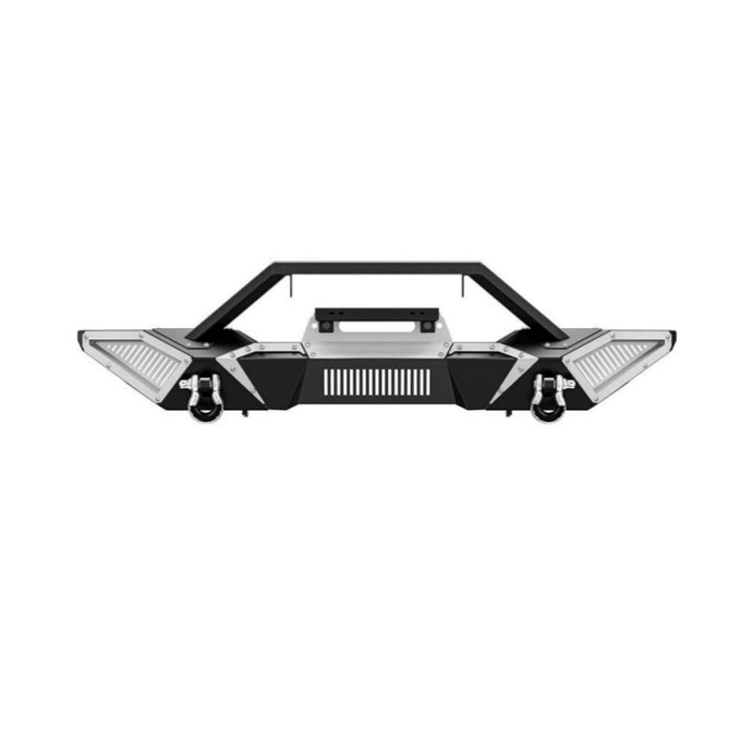 Front Bumper for 07-18 Jeep Wrangler JK w/ Winch Plate D-Rings