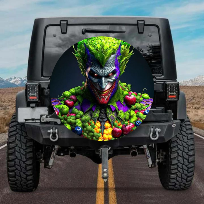 Fruit clown design spare tire cover thickened leather universal