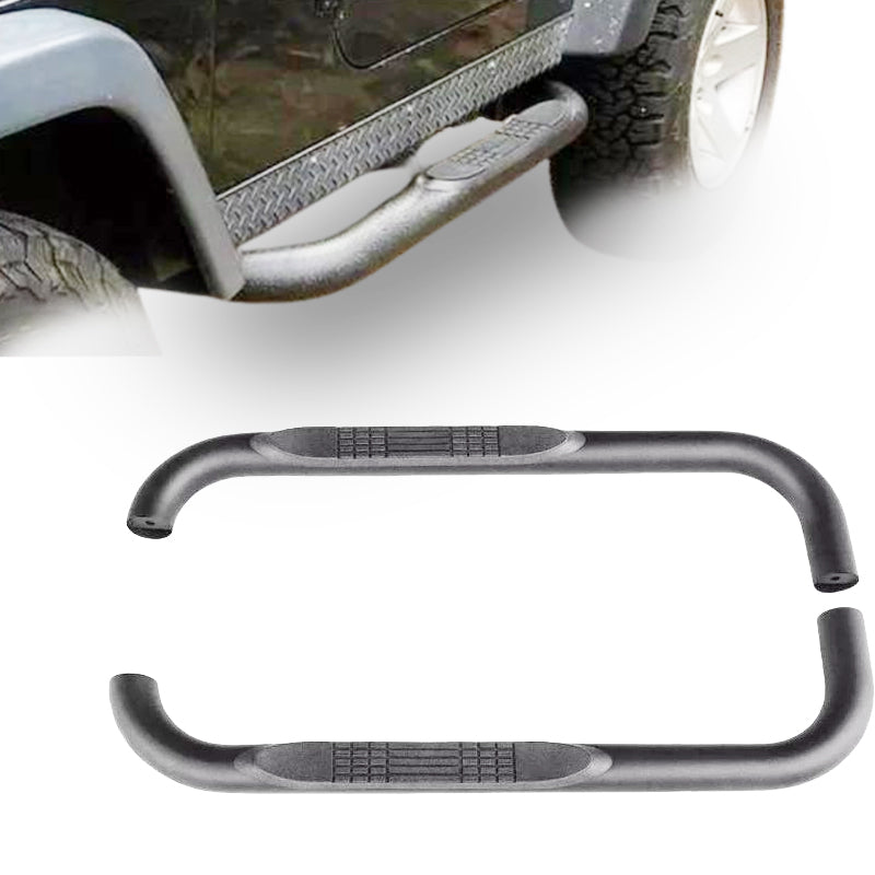 Load image into Gallery viewer, 3 &quot; Running Boards Side Step  For 87-06 Jeep Wrangler YJ 2 Door
