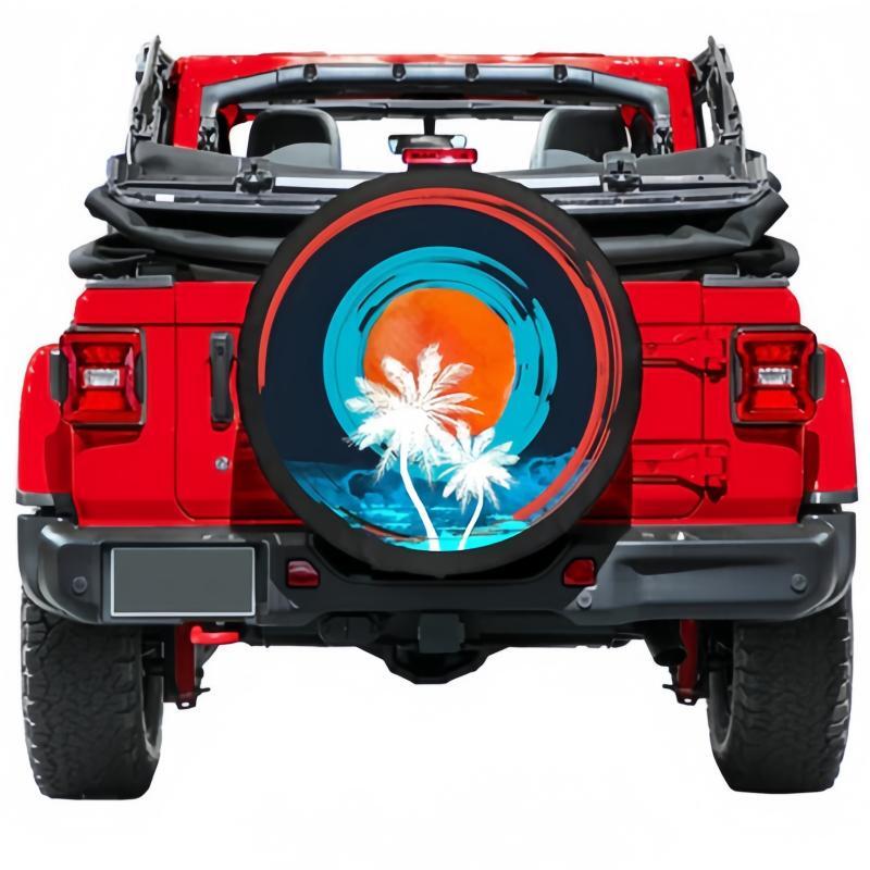 Load image into Gallery viewer, PathMods Palm Trees Spare Tire Cover
