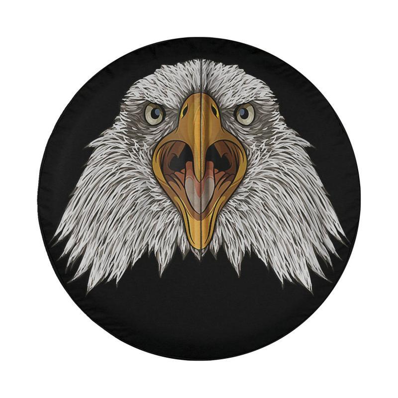 Load image into Gallery viewer, American Bald Eagle Face Bird Patriotic Animal Spare Tire Cover Thickening Leather Universal
