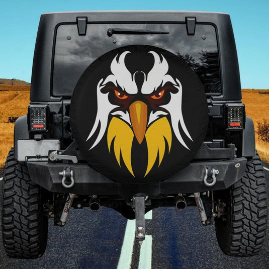 Eagle Face Bird Lover Spare Tire Cover Thickening Leather Universal