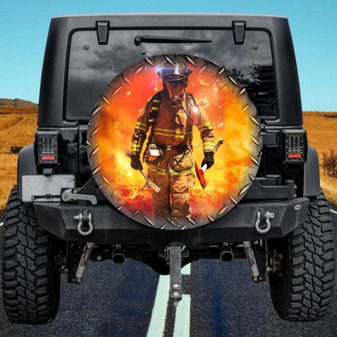 Firefighter 40 spare tire cover thickened leather universal