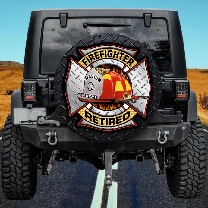 Firefighter 44 spare tire cover thickened leather universal