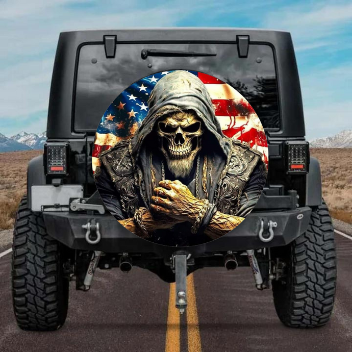 American Warrior spare tire cover thickened leather universal