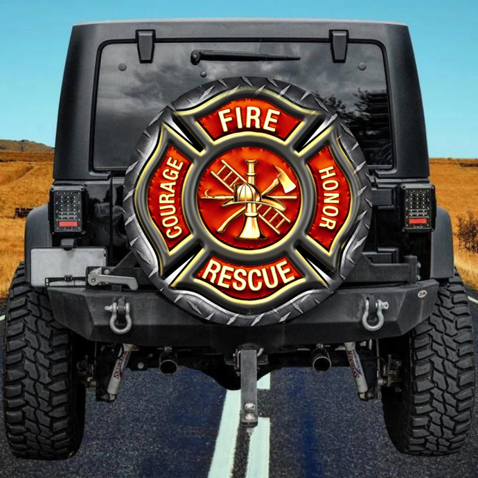 Firefighter 46 spare tire cover thickened leather universal