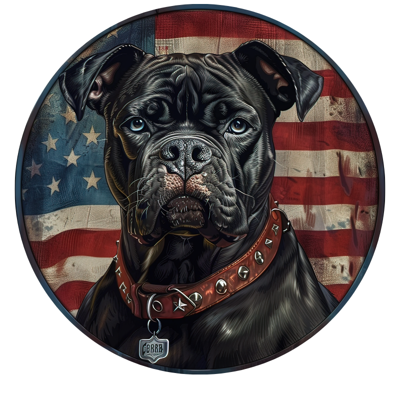 Load image into Gallery viewer, American Flag Dog 4 Spare Tire Cover
