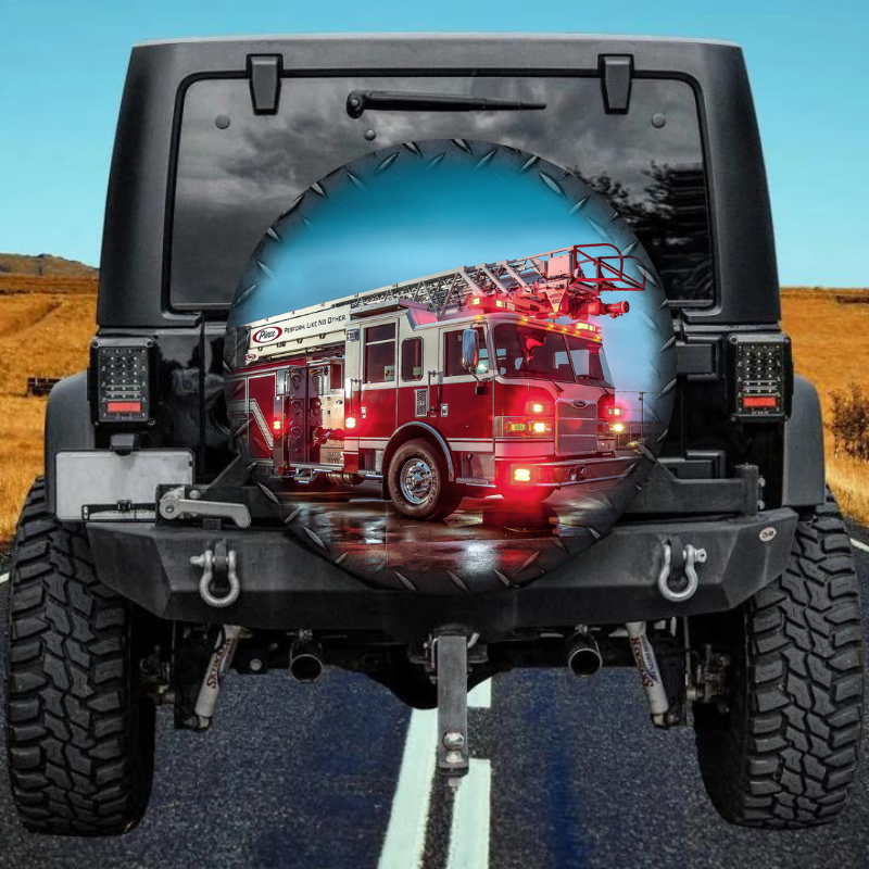 Load image into Gallery viewer, Firefighter 55 spare tire cover thickened leather universal
