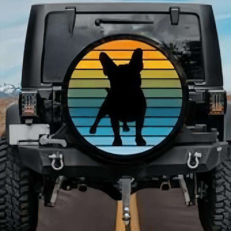 Load image into Gallery viewer, French Bulldog Spare Tire Cover -IV
