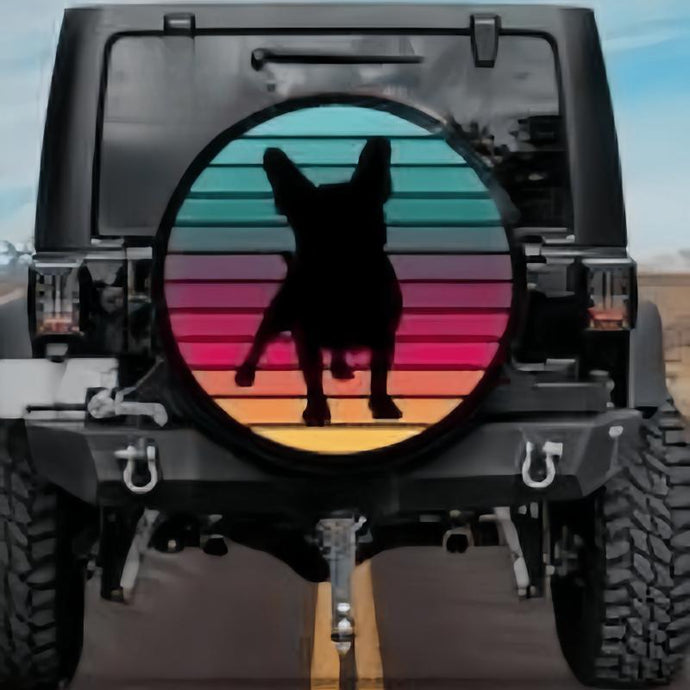 French Bulldog Spare Tire Cover -V