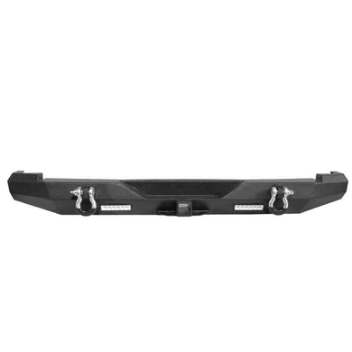 Rear Bumper w/ Floodlight & D-Ring  Hitch Receiver For Jeep Cherokee XJ 1984-2001