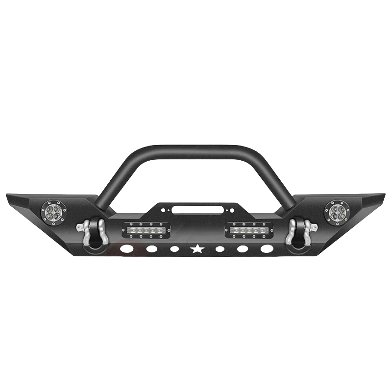 Load image into Gallery viewer, Front Bumper with LED Lights Fits 07-18 Jeep Wrangler JK
