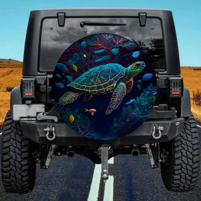 Turtle spare tire cover thickened leather universal