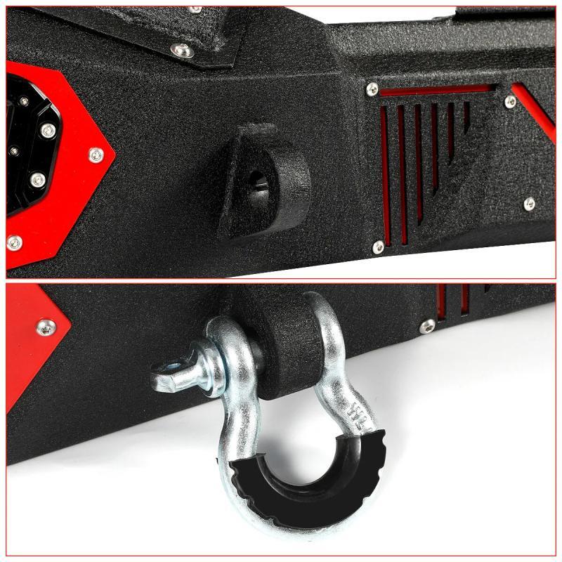 Load image into Gallery viewer, Front Bumper builts for 07-18 Jeep Wrangler JK &amp; JKU w/  LED Lights
