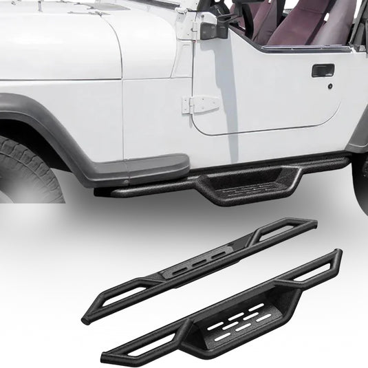 Side Step Nerf Bars For 87-06 Jeep Wrangler TJ