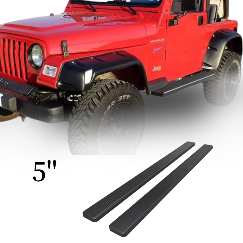 Load image into Gallery viewer, Running Board Side Step Bar Fit 87-06 Jeep Wrangler YJ 2Dr
