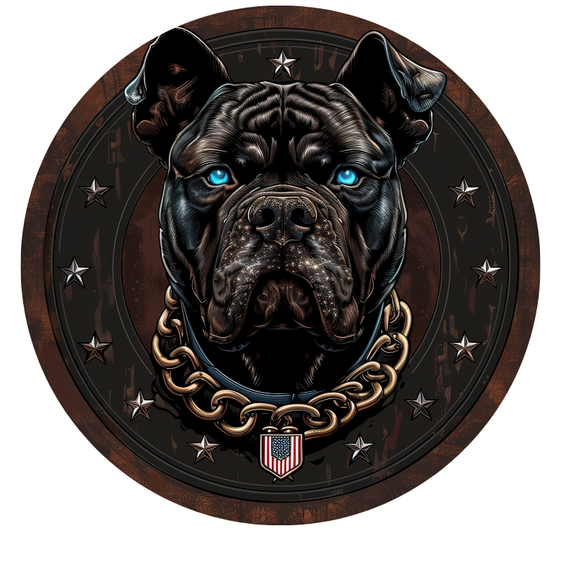 Load image into Gallery viewer, American Flag Dog 7 Spare Tire Cover
