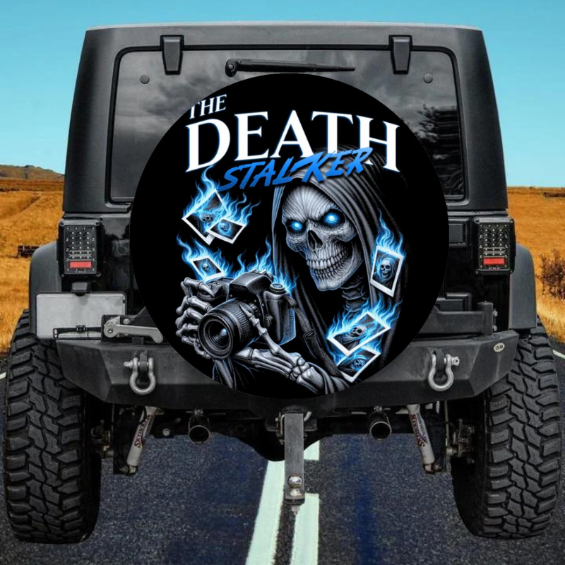 Load image into Gallery viewer, THE DEATH STALKER spare tire cover thickened leather universal
