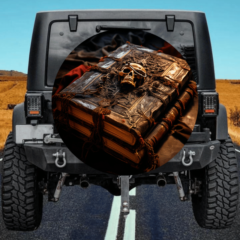 Load image into Gallery viewer, Books 2 spare tire cover thickened leather universal
