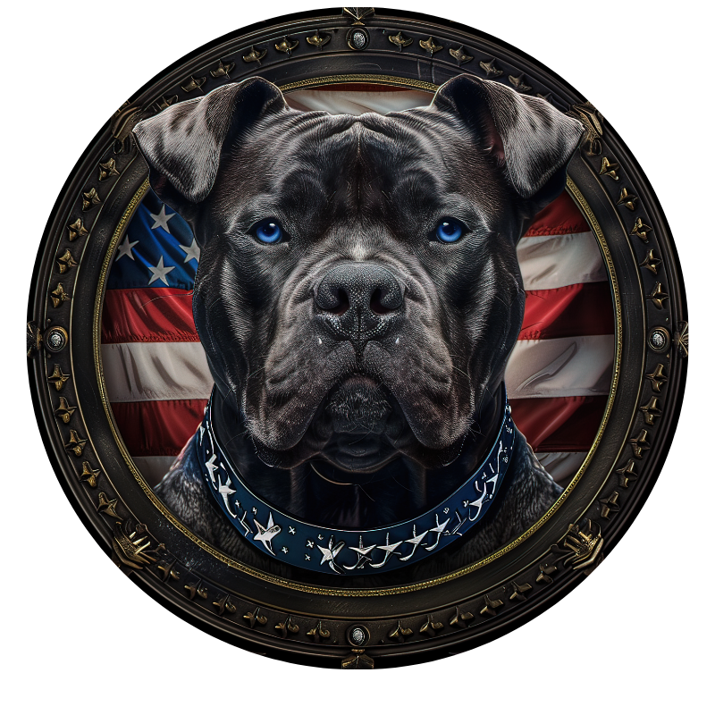 Load image into Gallery viewer, American Flag Dog 8 Spare Tire Cover
