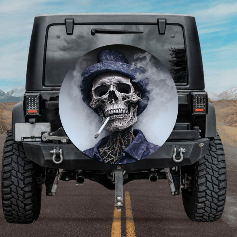 Load image into Gallery viewer, New skull design spare tire cover thickened leather universal - style Ⅱ
