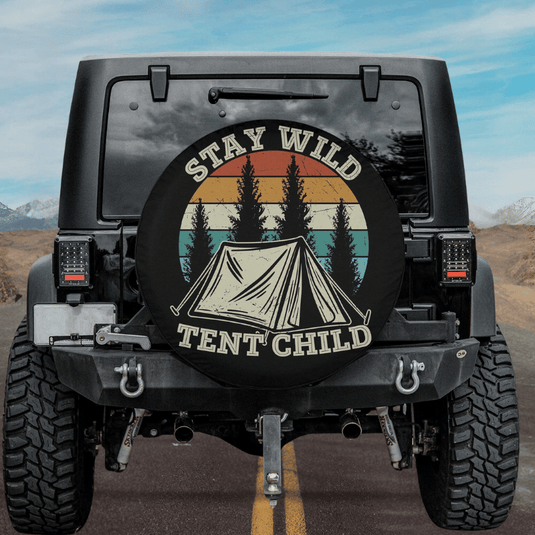 Stay Wild Tent Child Camping Spare Tire Cover Thickening Leather Universal