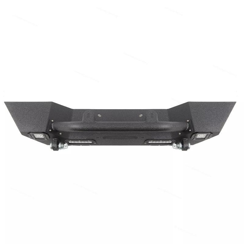 Load image into Gallery viewer, Front Bumper W/ D-Rings &amp; Led Lights Winch Plate For 87-06 Jeep Wrangler YJ
