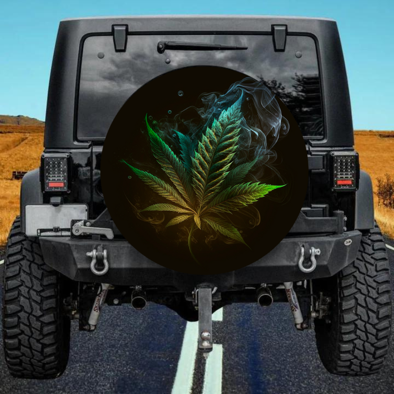 Load image into Gallery viewer, Weed spare tire cover thickened leather universal
