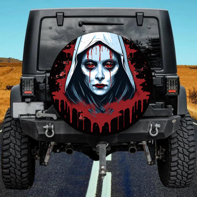 Evil Spirit spare tire cover thickened leather universal