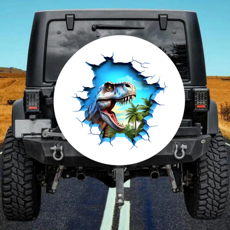 Load image into Gallery viewer, 3D Dinosaur 13 Spare Tire Cover
