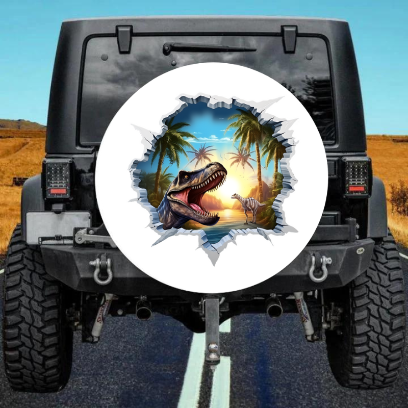 Load image into Gallery viewer, 3D Dinosaur 23 Spare Tire Cover
