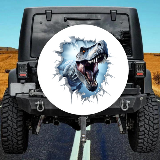 3D Dinosaur 8 Spare Tire Cover