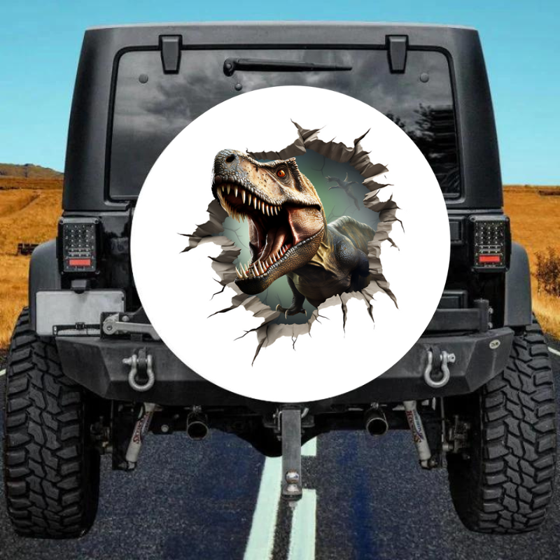 Load image into Gallery viewer, 3D Dinosaur 10 Spare Tire Cover
