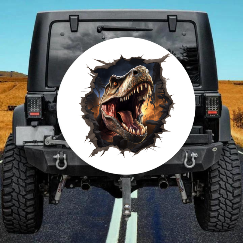 Load image into Gallery viewer, 3D Dinosaur 2 Spare Tire Cover
