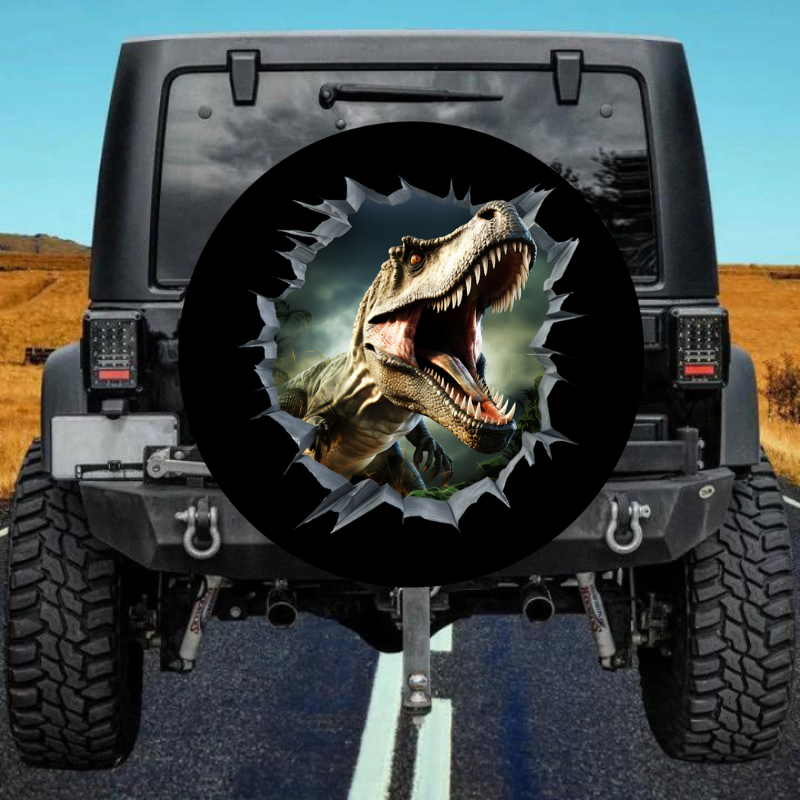 Load image into Gallery viewer, 3D Dinosaur 24 Spare Tire Cover
