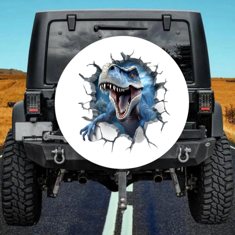 Load image into Gallery viewer, 3D Dinosaur 3 Spare Tire Cover
