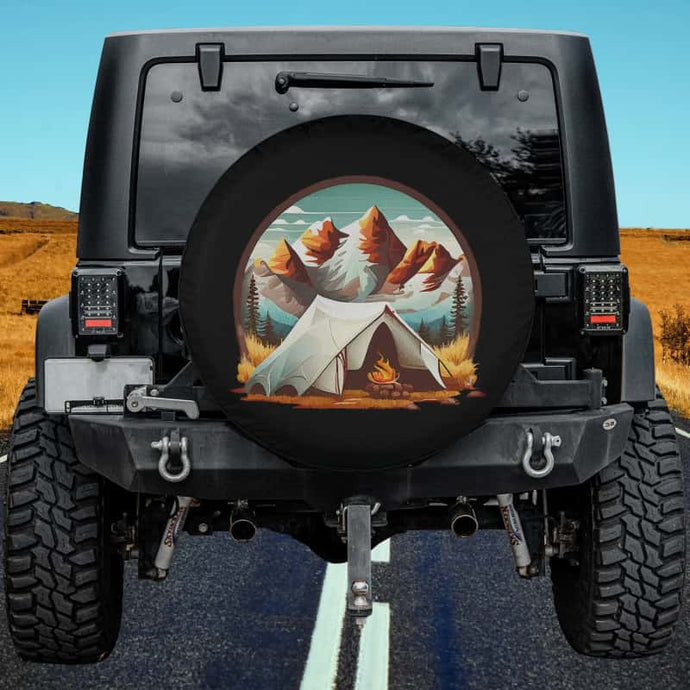 Campfire Spare Tire Cover Thickening Leather Universal-III