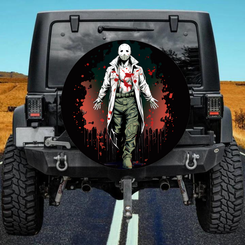 Load image into Gallery viewer, Jason spare tire cover thickened leather universal
