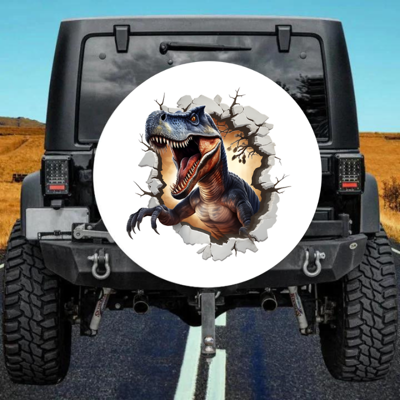 Load image into Gallery viewer, 3D Dinosaur 22 Spare Tire Cover
