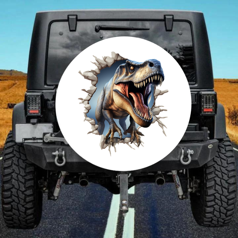 Load image into Gallery viewer, 3D Dinosaur 11 Spare Tire Cover
