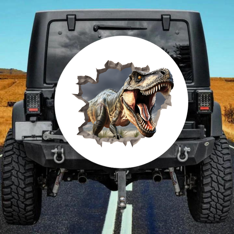 Load image into Gallery viewer, 3D Dinosaur 5 Spare Tire Cover
