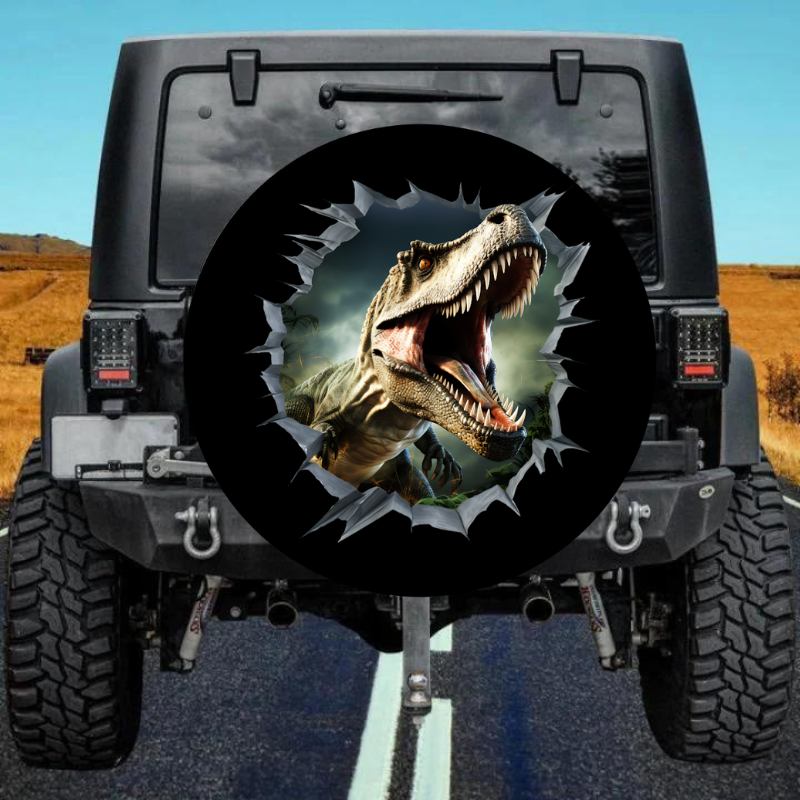 Load image into Gallery viewer, 3D Dinosaur 9 Spare Tire Cover
