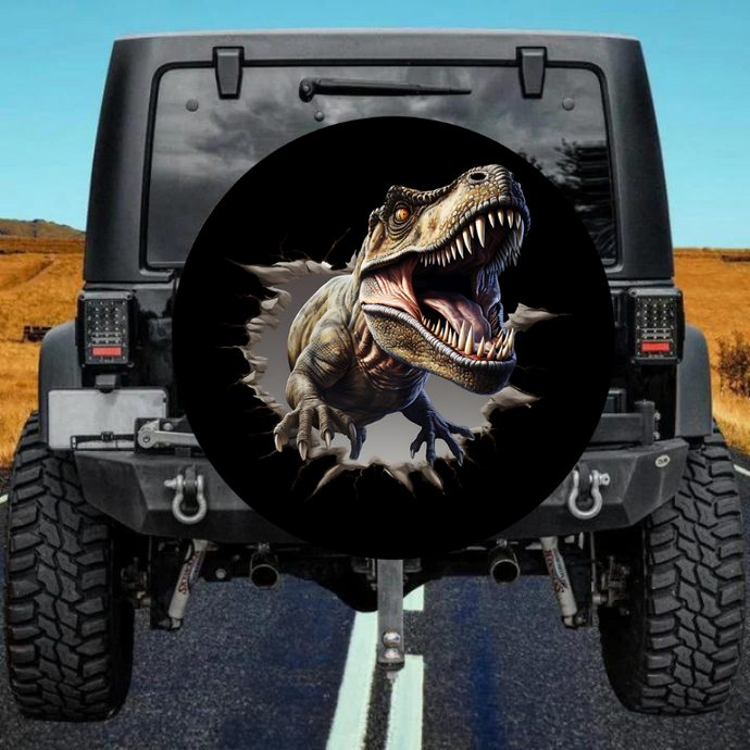 3D Dinosaur 4 Spare Tire Cover