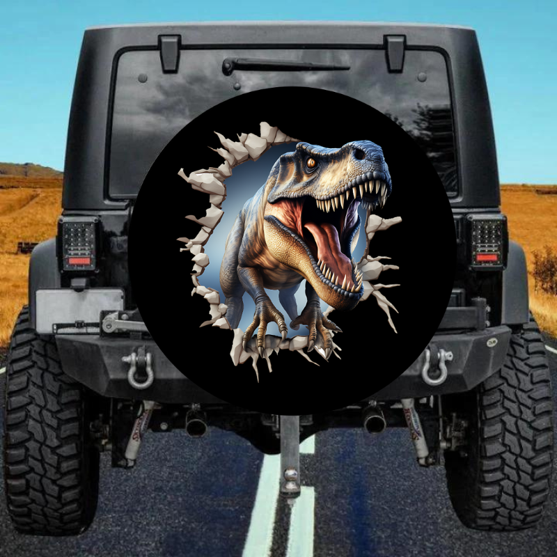 Load image into Gallery viewer, 3D Dinosaur 11 Spare Tire Cover
