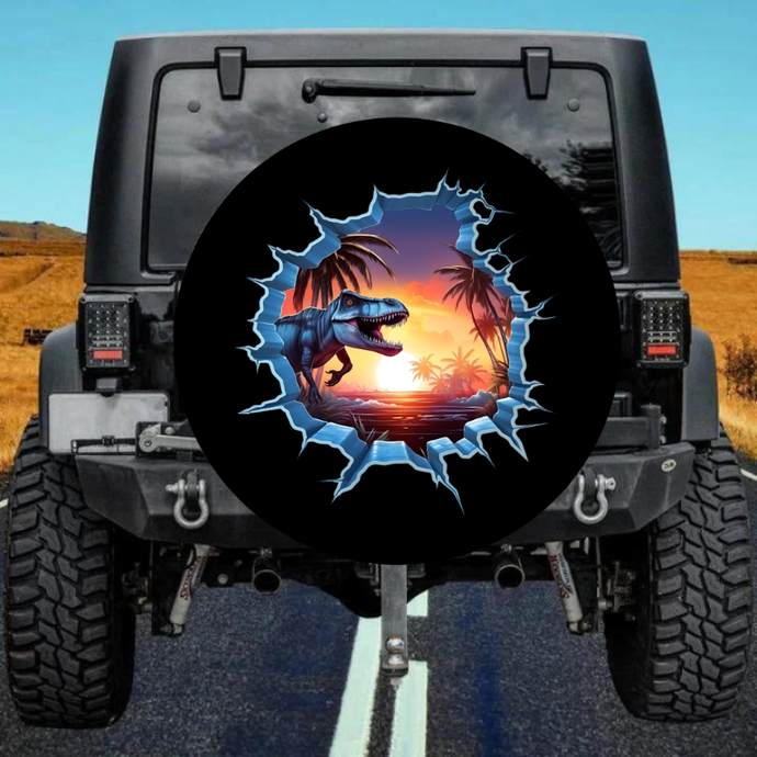 3D Dinosaur 17 Spare Tire Cover