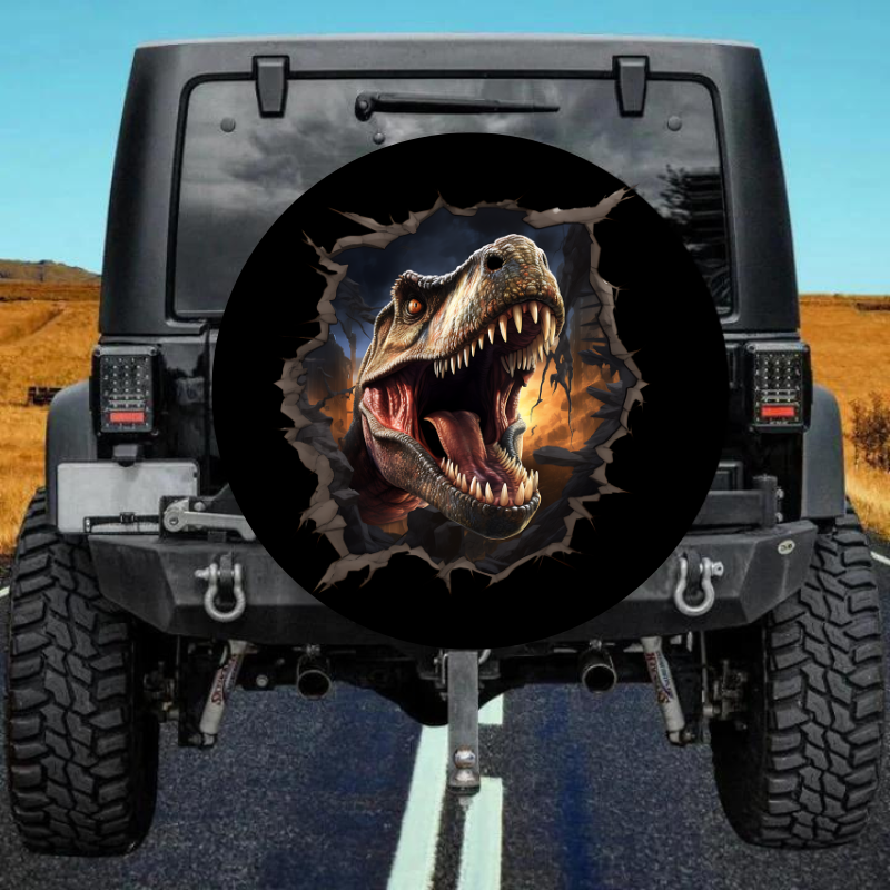 Load image into Gallery viewer, 3D Dinosaur 20 Spare Tire Cover
