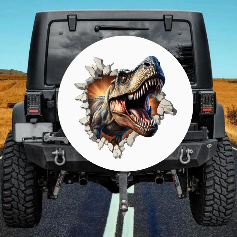 Load image into Gallery viewer, 3D Dinosaur 19 Spare Tire Cover
